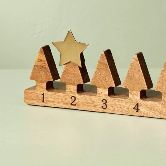 Hearth & Hand Magnolia Wooden Tree Christmas Advent Calendar - Target 2024 - Picture 3 of 7